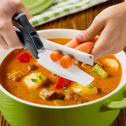 Steel Smart Clever Cutter Kitchen Knife
